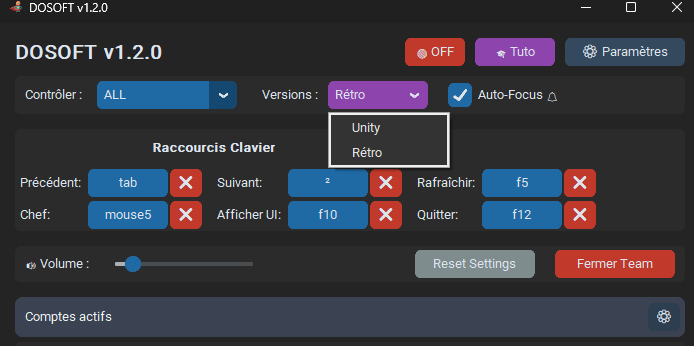 Switch instantané — aperçu
